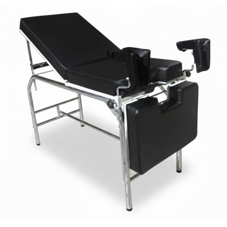 Camilla Ginecológica con Respaldo y Pierneras Regulables | Provimed