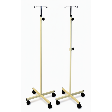 Porta Suero de Dos Ganchos con Altura Regulable | Provimed