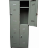 Casillero Metálico de 4 Compartimientos con Puertas | Provimed